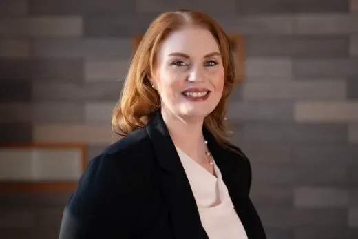 Ashley Vaughn smiling