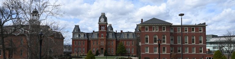very nice picture of architecture at WVU's campus